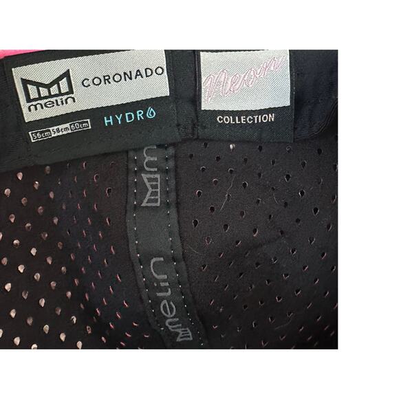 Melin Smiles for Miles Coronado Neon Pink Flat Brim Rope Snapback Hat Cap - Picture 8 of 8